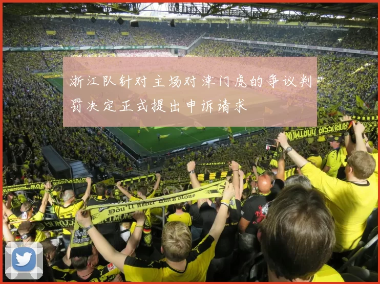 浙江队针对主场对津门虎的争议判罚决定正式提出申诉请求